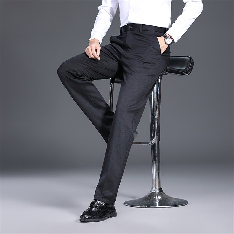 CD6705钱塘2020-2中老年男士商务休闲西裤直筒长裤量大价优P90图片