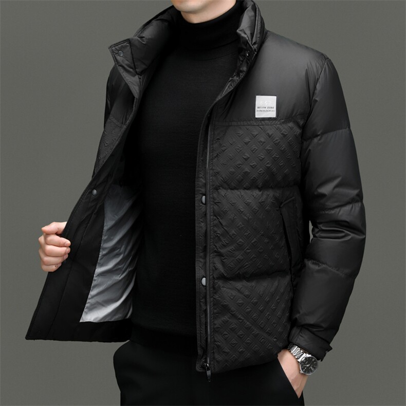 DF8807钱塘2020-2时尚休闲冬季厚款奶德那男士简约羽绒服P275,男装羽绒服,钱塘207-2