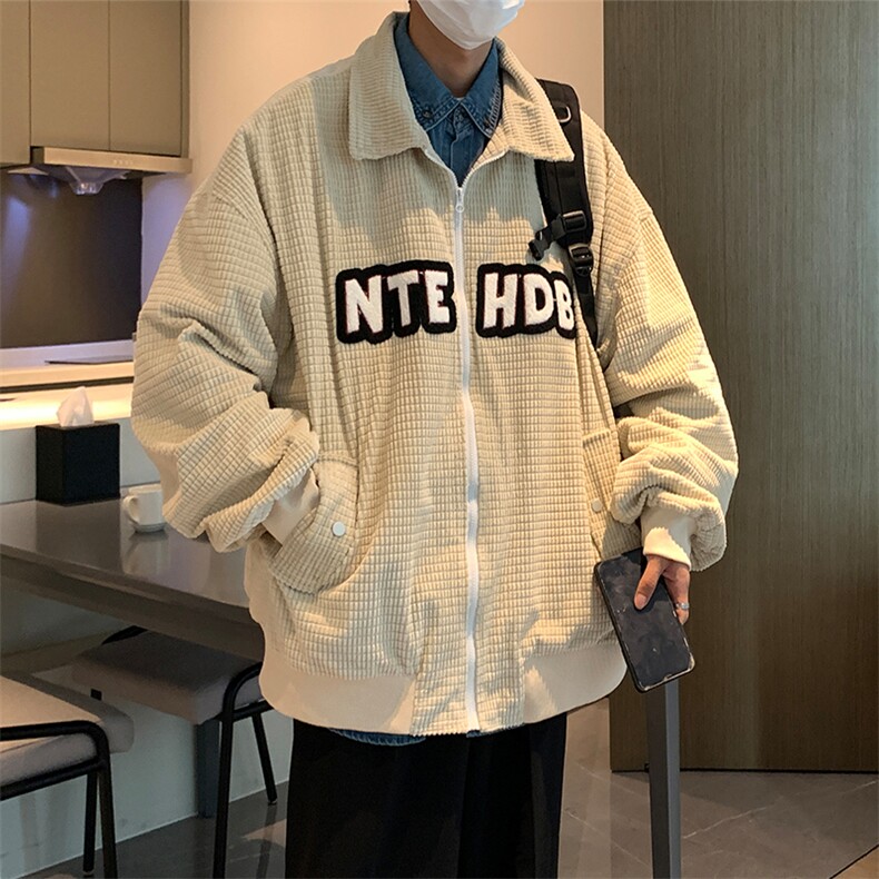 EQ1002024新款ins港风玉米粒毛巾绣外套男夹克P108,男装夹克,电商C306-1