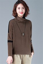 2021年春季新款潮韩版宽松显瘦堆堆领卫衣女春秋打底衫女棉百搭潮，女装卫衣/绒衫，简韵佳