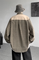 8XL-M特大码衬衫男假两件拼接衬衫新中式坎肩马甲外穿CS508TP68，男装背心/马甲，电商D206-1