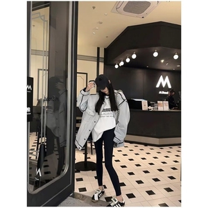 女童装春装立领外套2025春季新款韩版休闲棒球服开衫儿童网红夹克图片