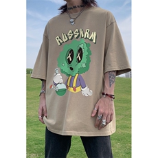 卡通创意印花水洗做旧夏季无袖背心/马甲/坎肩XZ514-2-1315-P38，男装背心/马甲，星座514-2(原B239)