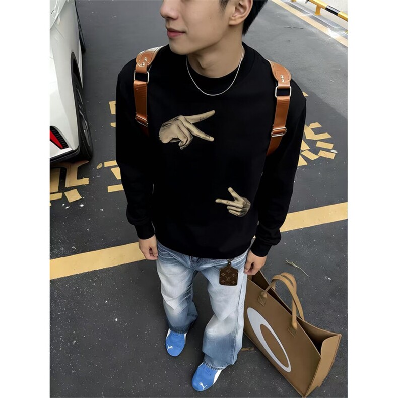 1506/QW11980/P33纯棉卫衣秋冬款正肩修身,男装卫衣,星座1506