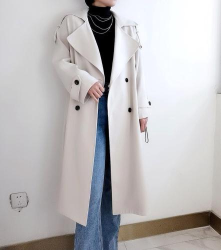 现货春装高品质新款风衣,女装风衣,IECE