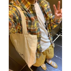 DC188-P48美式街头风拼色格纹衬衫男秋款衬衣外套-网图现货，男装衬衫，星座603-2