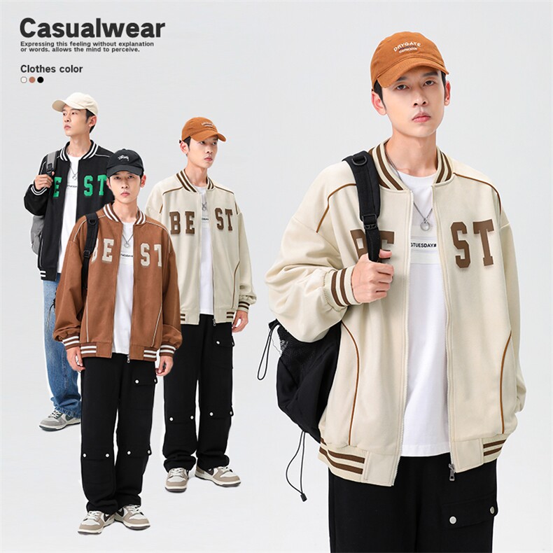 秋季新款无影墙针织衫潮牌棒球服WT2428-P85控138,男装夹克,星座717