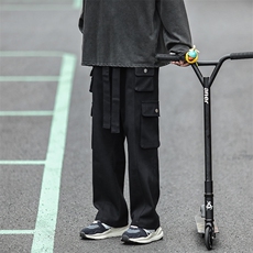 港风抖音品质休闲裤工装裤直筒裤长裤A014-DY2165-P65控88，男装工装外套，电商A014