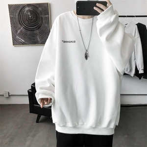 W33 情侣印花圆领秋冬卫衣 常规P28 加绒P38 S-5XL 支持定制图片