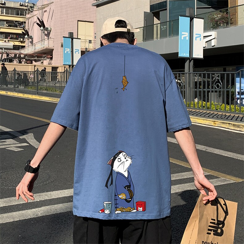 DX17014-P20纯短袖t恤男大码半袖打底衫宽松体恤衫港风,男装T恤,电商A040