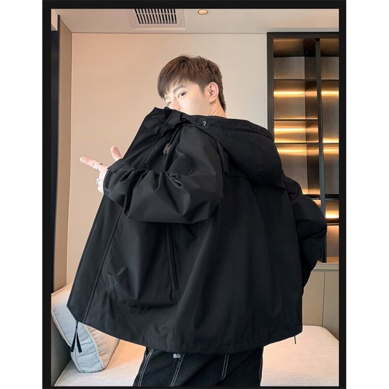 山系冲锋衣春秋季男士外套防风防水潮流户外登山服夹克衫J90/P55,男装夹克,星座506