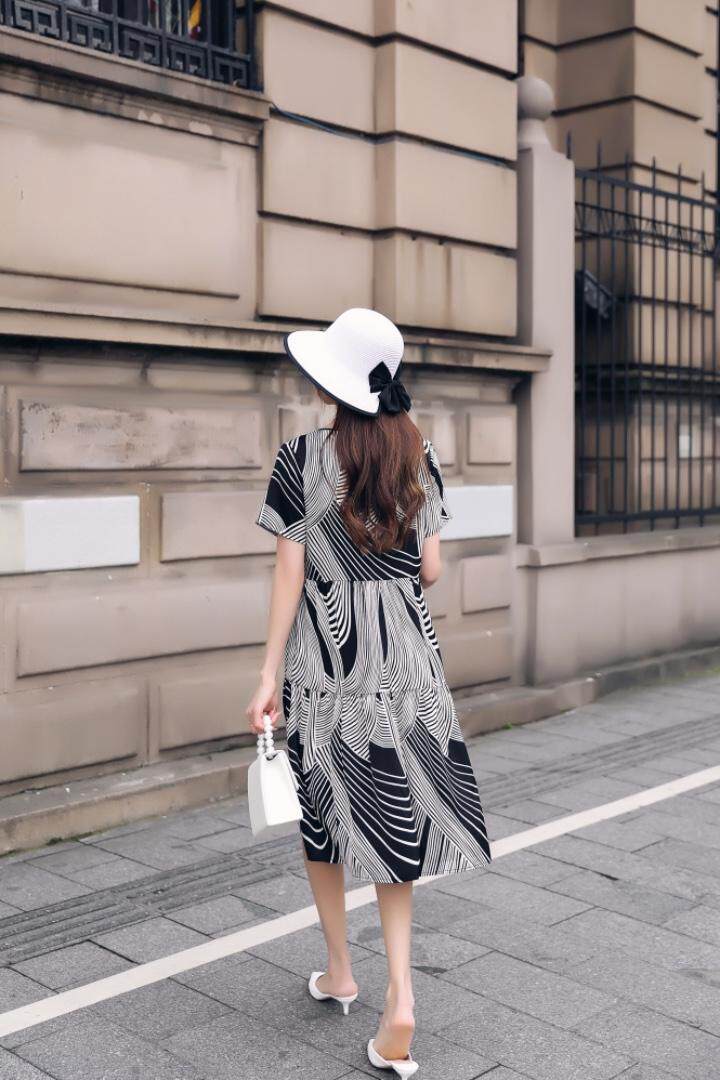 2021连衣裙，女装连衣裙，VolcanicFlame丽璨