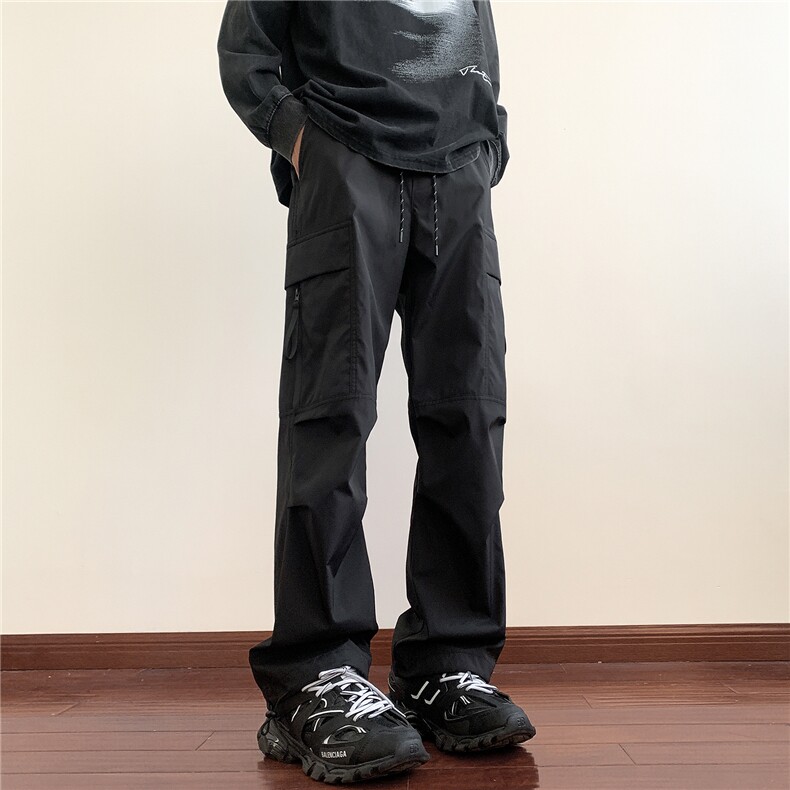 深度库存2026春装防水冲锋裤男宽松直筒休闲裤工装裤K10036-特P38,男装工装外套,电商A099