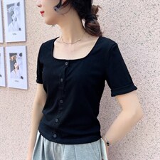 罗纹舒适高弹力短袖，其它，著朴