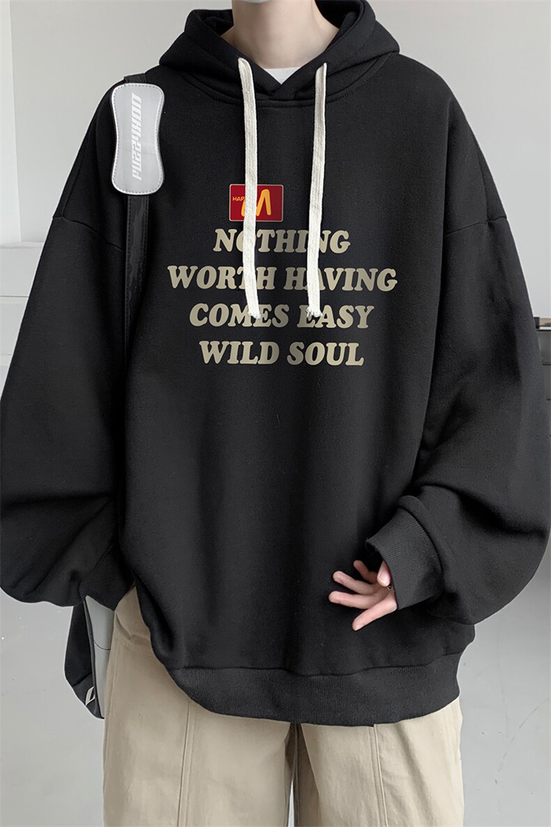 连帽卫衣男大码运动服帽衫外套WY2363-P35,男装卫衣,电商A040