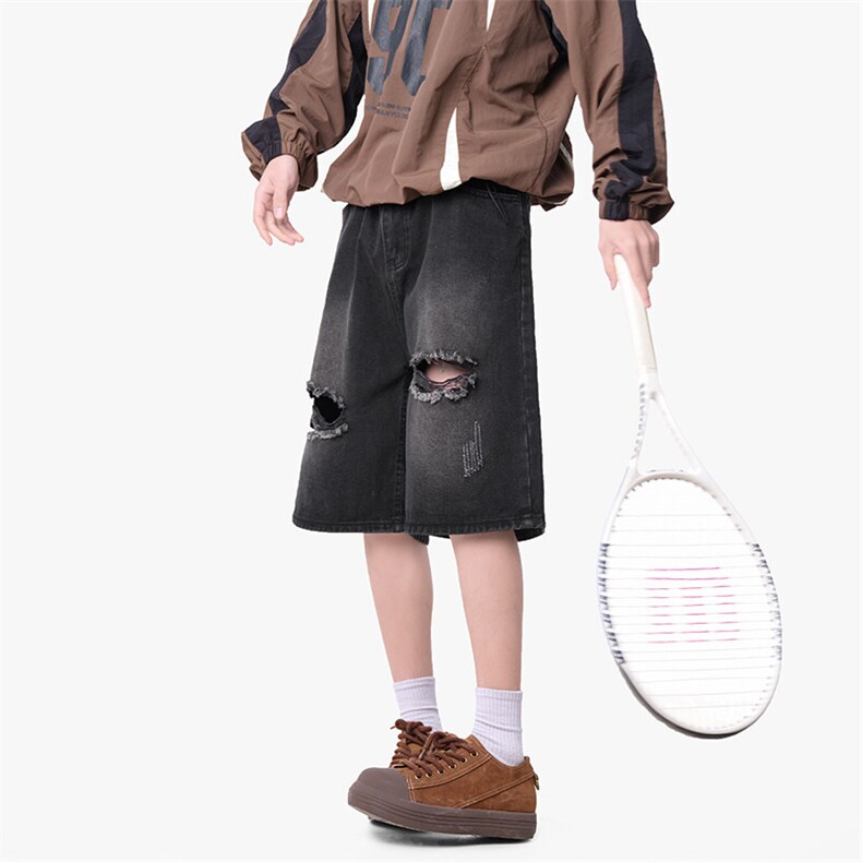 K31411-P48-X68-成分：75.8棉14.9粘纤9.3聚酯纤维-牛仔短裤图片