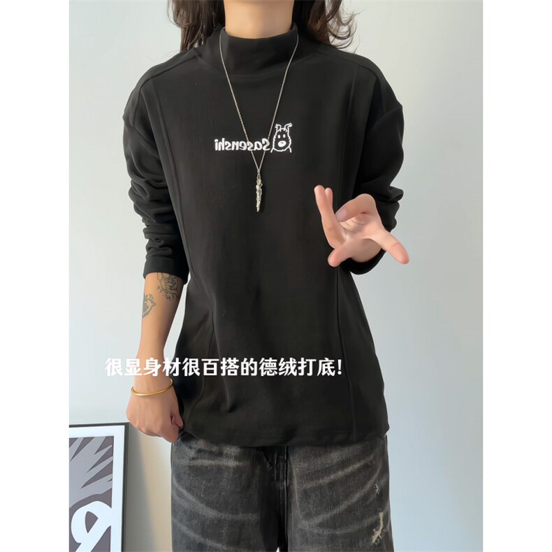 XZ809A/DR07/特P24/控48280克双面德绒印花内搭长袖打底衫,男装T恤,星座809A(原222-1)