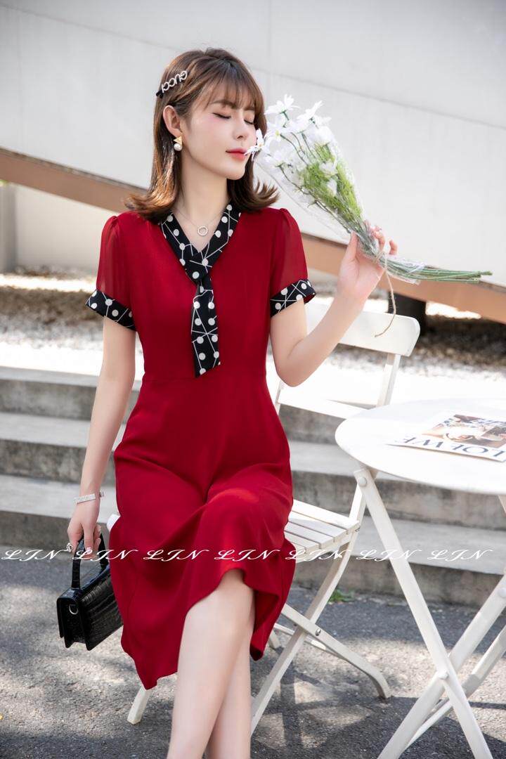 连衣裙简单大方，女装连衣裙，莲佳妮