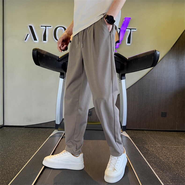 男士休闲裤夏季新款休闲百搭运动裤直筒长裤卫裤K25152-P70,男装休闲裤,电商A237