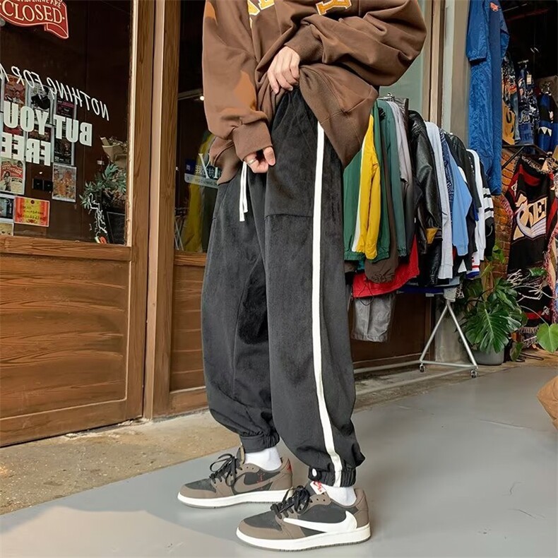 男秋季新款港风休闲裤灯芯绒面料LD64P35,男装休闲裤,星座1116-2