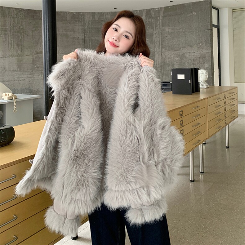 xian货2025冬款加厚皮毛一体B109-9863-225-338,女装短外套,2B109