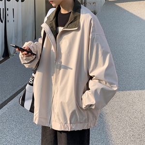 夹克男春秋款潮牌ins韩版潮流上衣日系复古痞帅炸街外套J880-p55