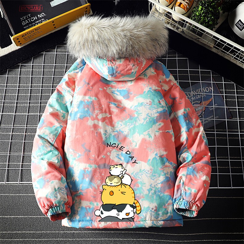 MC49090-P135日系潮衣男大码派克服男工装服外套袄,男装棉衣,电商A040A