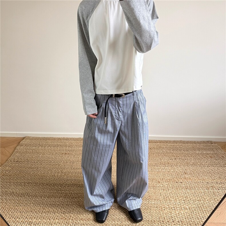 网图+夏秋老钱风格纹休闲裤CK639/特P55,男装休闲裤,电商B350