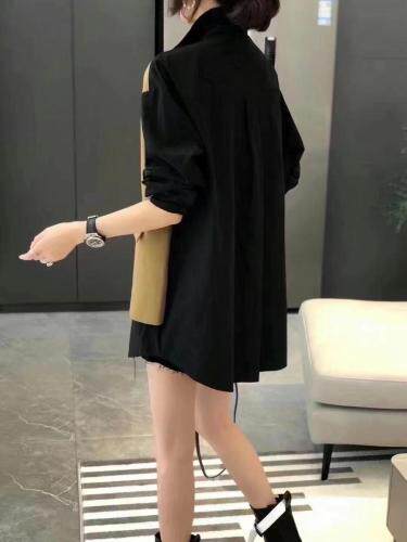 假两件套，俩色俩码，水洗拼接西装面料，女装西装，魅影菲怡