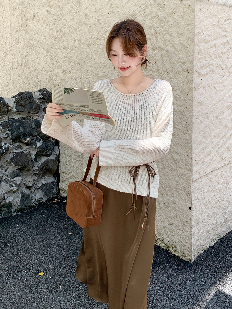 镂空罩衫吊带连衣裙时尚套装女2025春秋季新款韩系显瘦收腰两件套,女装运动套装,浙宝285（原212）