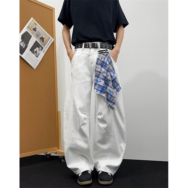 美式hiphop重磅迷彩工装裤男秋季潮宽松直筒显瘦休闲长裤 KB226图片