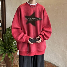 量大优可提供视频麂皮绒卫衣圆领HD019-1-LPYL4113-P30，男装卫衣，电商019-1
