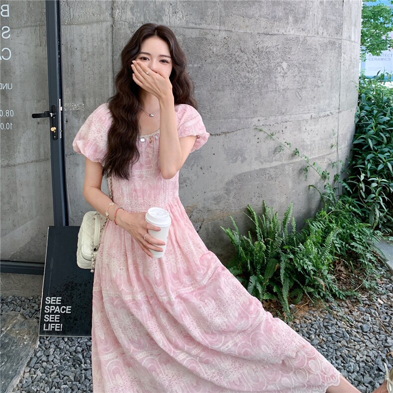 新品现货 2025夏装蕾丝刺绣连衣裙2C116-2537-P145-K199图片