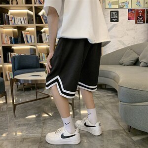 港风运动休闲裤男夏季潮流抽绳短裤D201-DM150-P30，男装牛仔裤，电商D321-1