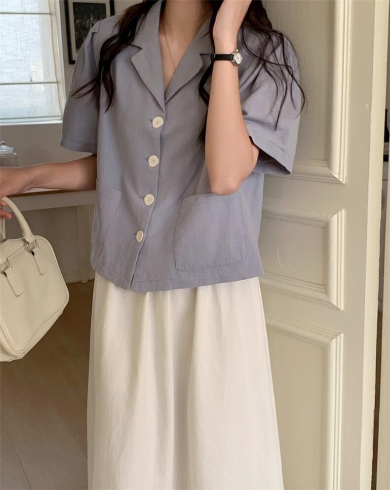 【现货】韩系泡泡袖小衫，其它，DAP