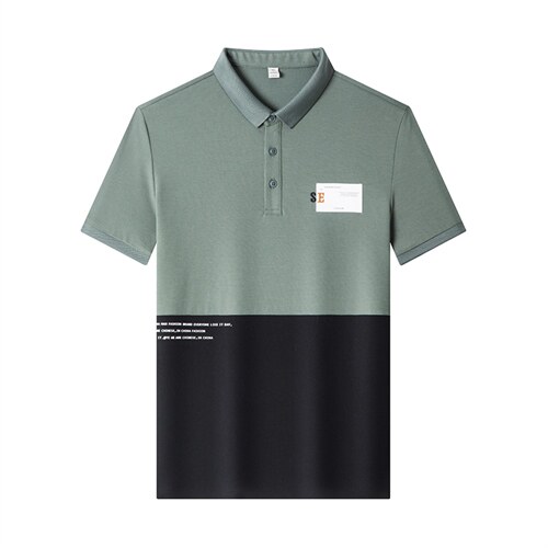 男士时尚拼色短袖T恤男薄款翻领POLO衫男装夏季青年百搭体恤衫潮,男装T恤,电商B212（原钱塘6029）