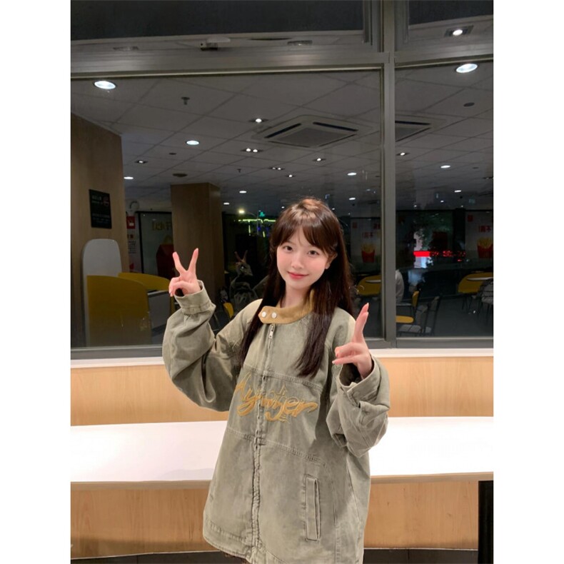 【有货】cleanfit刺绣牛仔外套男高级感痞帅夹克JK8635HH-特P85,男装夹克,星座1007（原301D）