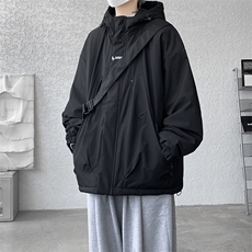 8XL-M冲锋衣外套男加棉加厚夹克秋冬户外登山服JK1313薄P90控110，男装夹克，电商D206-1