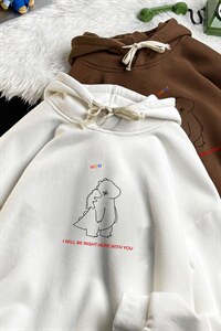 WY2140-P35 加绒款-P40 纯棉连帽卫衣男大码运动帽衫宽松薄图片