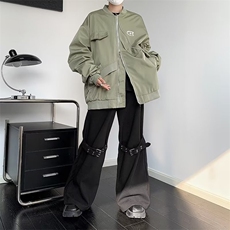 棒球服男款春秋季美式高街百搭飞行员夹克高级感痞帅宽松工装外套，男装夹克，星座716-3