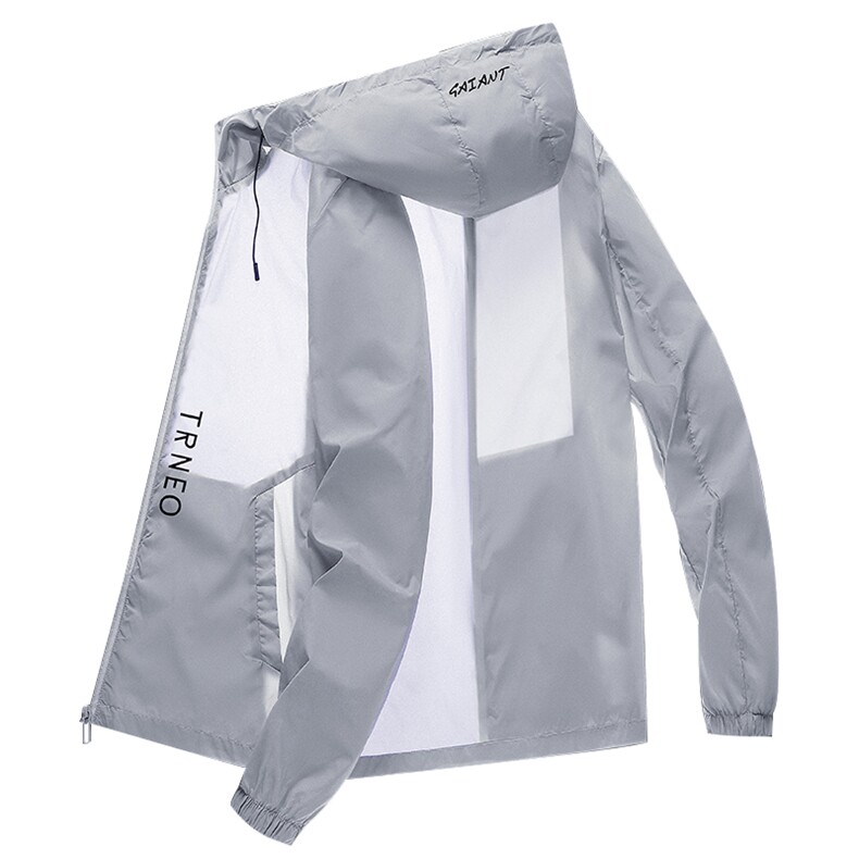 夏季时尚轻薄户外连帽防晒服青年情侣潮流皮肤衣钓鱼服FS2086-P20,男装夹克,星座1402-1