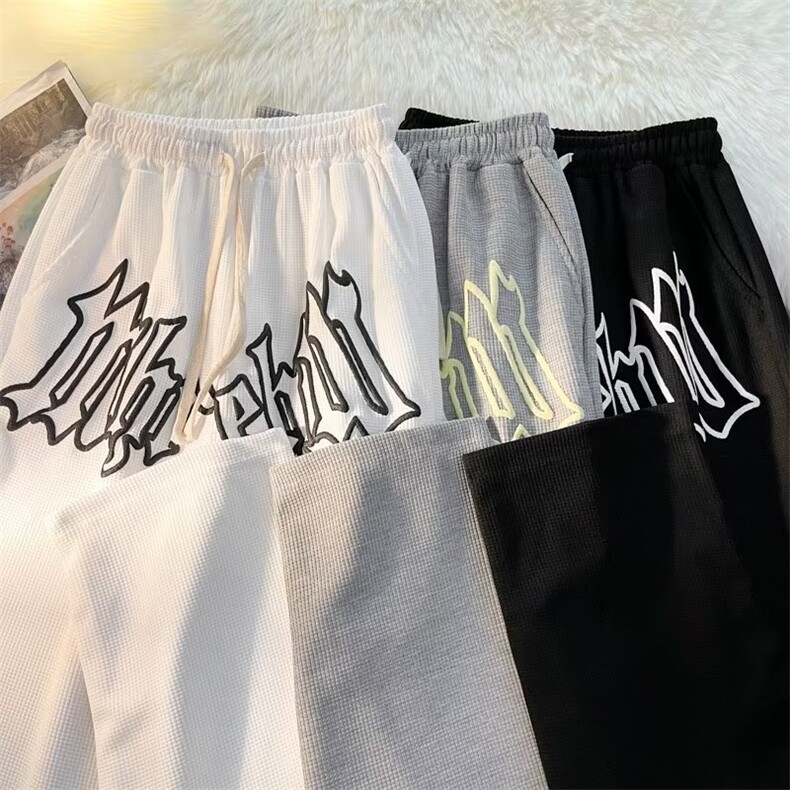 男新款青春流行潮流时尚潮牌潮休闲裤长裤GK80P30,男装休闲裤,星座1116-2
