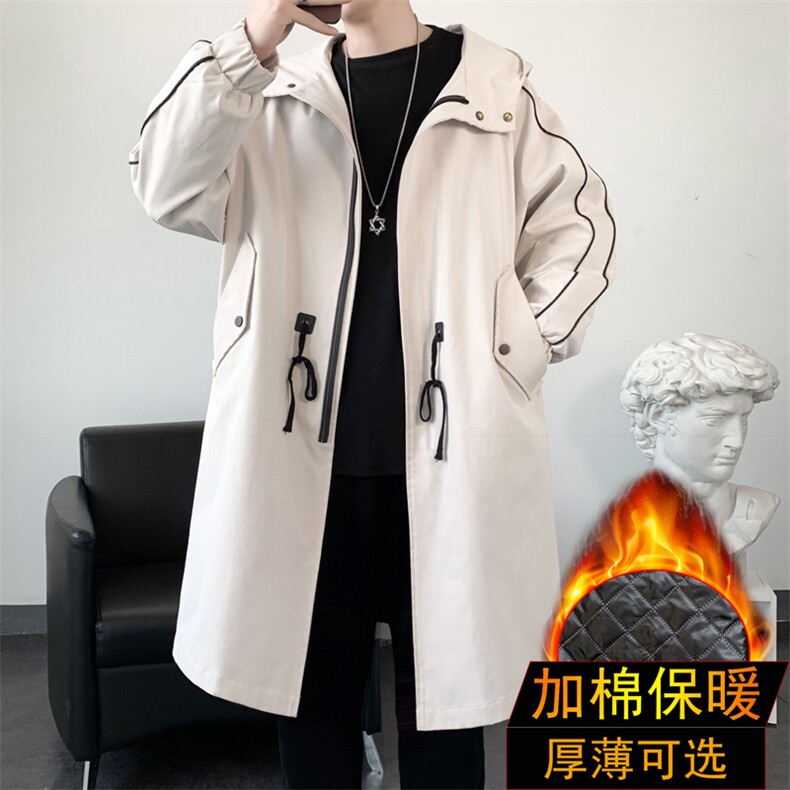 长年大货加绒风衣男中长款大衣男棉衣男F997薄P105加棉P120爆景二,男装风衣,星座401
