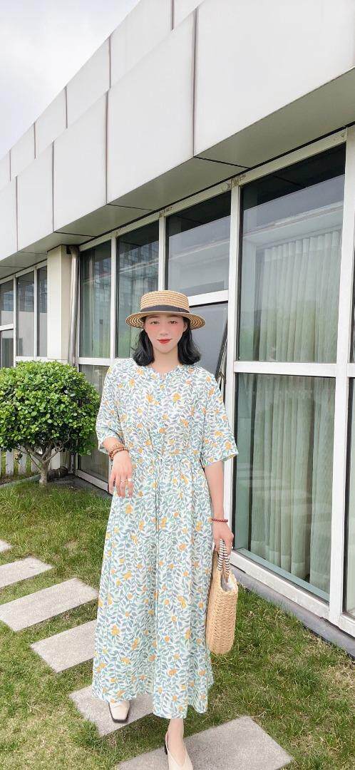 纯苎连衣裙小衫裤子裙子衬衣 时尚风 风淑女风休闲风，女装连衣裙，川哲