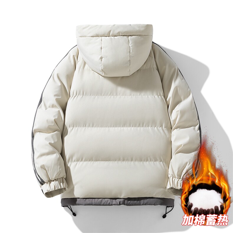 三防面料抖音品质10W件假两件连帽加厚棉衣外套棉服BM5811特P85,男装棉衣,电商A486