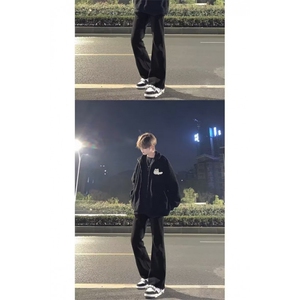 1506-1/KA60101/P34牛仔裤男士男装宽松直筒潮牌春秋休闲夏季百搭图片