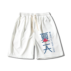 冰丝短裤男士大码宽松休闲五分裤男运动中裤MK37192-P15，男装休闲裤，电商A040