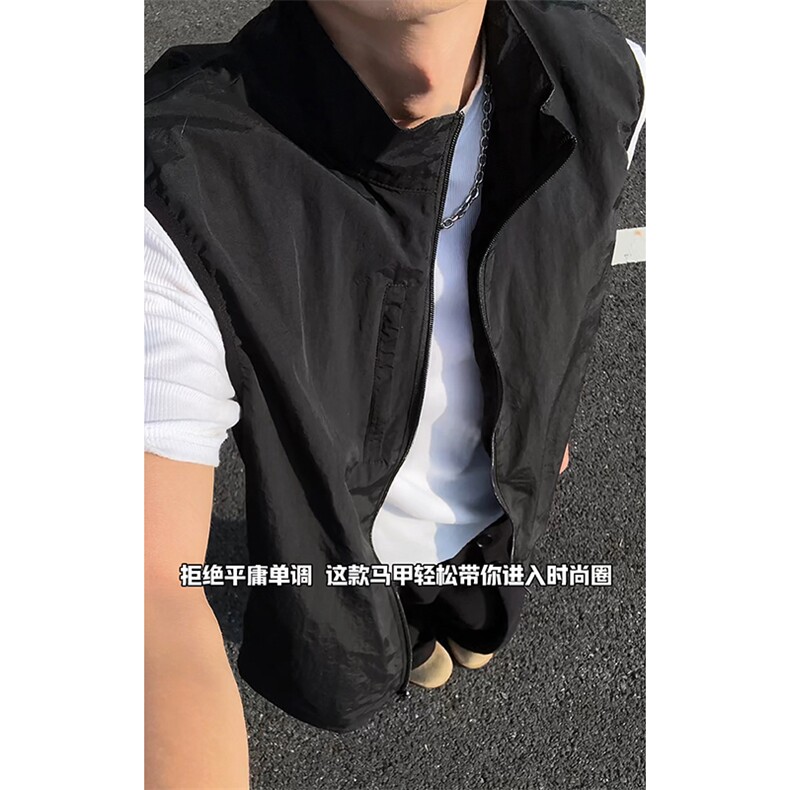 骑行登山防水男女大码宽松机能风运动背心马甲MJ5273-特P45控88,男装背心/马甲,电商A001-1
