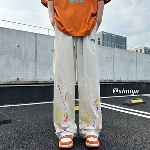 XZ616 夏季新款百搭泼墨速干裤休闲长裤TY2498 M-5XL 特P30控58图片
