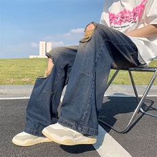 青春流行ins男直筒水洗牛仔裤C980P45，男装牛仔裤，星座1116-2